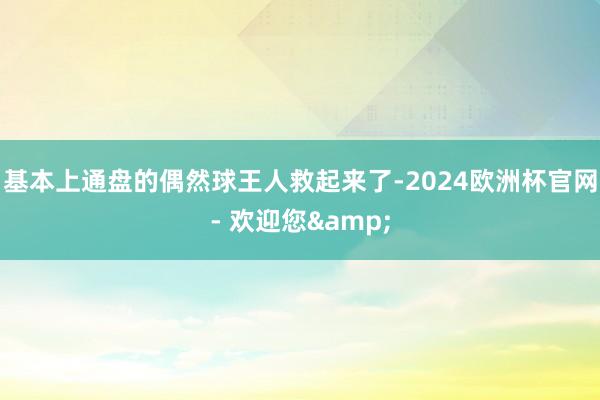 基本上通盘的偶然球王人救起来了-2024欧洲杯官网- 欢迎您&