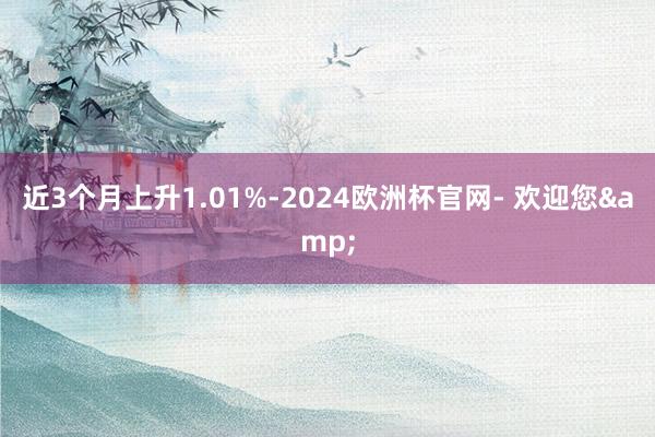 近3个月上升1.01%-2024欧洲杯官网- 欢迎您&