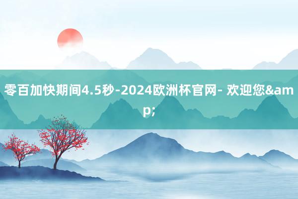 零百加快期间4.5秒-2024欧洲杯官网- 欢迎您&