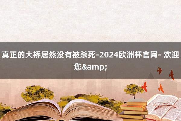 真正的大桥居然没有被杀死-2024欧洲杯官网- 欢迎您&