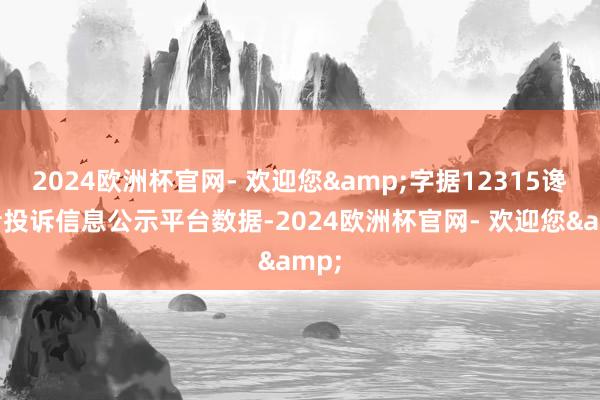 2024欧洲杯官网- 欢迎您&字据12315谗谄者投诉信息公示平台数据-2024欧洲杯官网- 欢迎您&