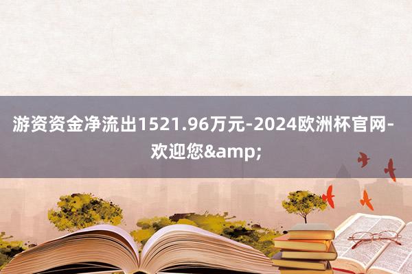 游资资金净流出1521.96万元-2024欧洲杯官网- 欢迎您&