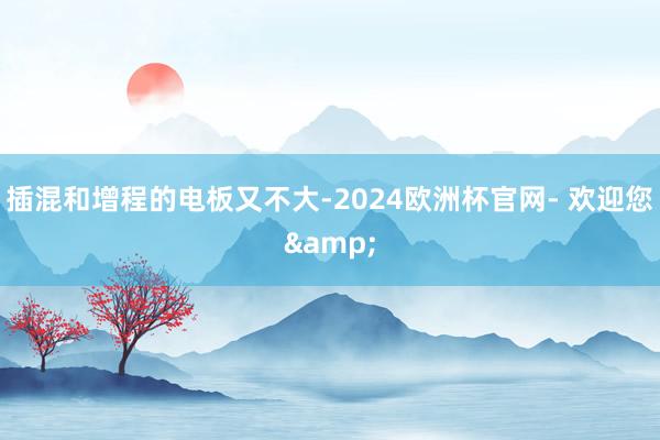 插混和增程的电板又不大-2024欧洲杯官网- 欢迎您&